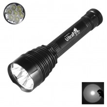 UltraFire 7L2 5 Mode Memory Dimming Flashlight 3500lm Cree XM-L L2 LED Flashlight Black