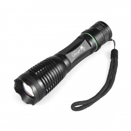 UltraFire E6 CREE XM-L T6  800lm 5-Modes White Light 18650/AAA LED Flashlight-Black