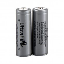 UltraFire 17500 3.7V 1300mAh Rechargeable Lithium Batteries With Protection(2PCS)