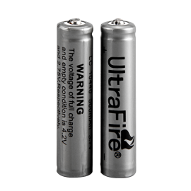 UltraFire 10440 3.7V 500mAh Rechargeable Lithium Batteries With Protection(2PCS)