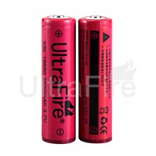 UltraFire 18650 3.7V 2600mAh Rechargeable Lithium Batteries With Protection(2PCS)
