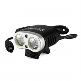 UltraFire D99-L2 CREE-XM-L2 T6 1600lm Waterproof 5-Mode White Light Bike Light Headlamp - Black
