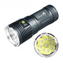 UltraFire U-9L2 9 x Cree XM-L2 8100 Lumens 4 Modes 18650 LED Flashlight Torch-Sliver