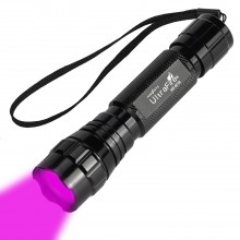 UltraFire WF-501B CREE XR-C 1-Modes  Purple Light Outdoor LED Flashlight