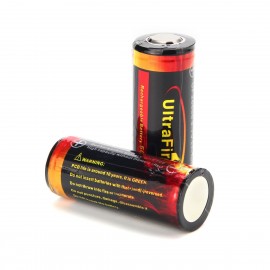 UltraFire 3.7V 26650 5000mAh Rechargeable Li-on Battery With Protection(Pair)