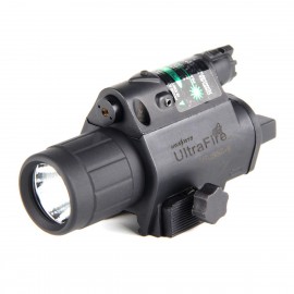 Ultrafire UF-JGSD-G CREE LAMP BEEDS 200 Lumen CR123A LED Tactical Flashlight with Green laser sight 