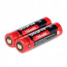 Ultrafire BRC 14500 3.7V 750mAh Rechargeable Lithium Battery With Positive plate Protection(2PS)