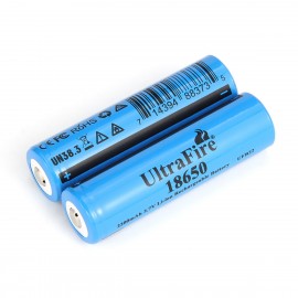 Ultrafire 18650 2200mAh MAX Battery 3.7V Li-ion rechargeable batteries Button Top Battery(2 Pack)