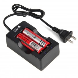 US Warehouse - UltraFire18650 Battery and Charger Combo Rechargeable Lithium Battery 2600mAh MAX 3.7V (2 Pack)-Suit