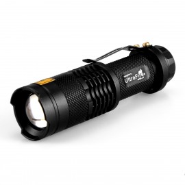 UltraFire SK68-UV 365 1 Mode Purple Light Money Detect Waterproof Zoomable Flashlight