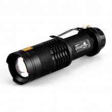 UltraFire SK68-UV 395nm 1 Mode Purple Light Money Detect Waterproof Zoomable Flashlight