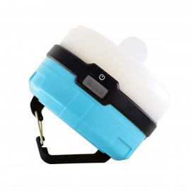 UltraFire SMD UF-YD15 4 Modes 80 Lumens Mini Folding Silicone Waterproof Colorful Camping Light(Blue)