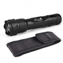 UltraFire Flashlight 1000 lumens LED Tactical Flashlight Waterproof Zoomable Adjustable Focus with Single 5 Mode Tactical Torch,WF502F1 (Flashlight Only)