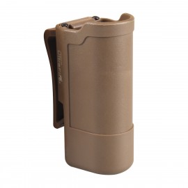 UltraFire CQC Tactical Quick Pull Portable Universal ABS Plastic Sleeve-Mud Color(Without Flashlight)
