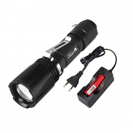 UltraFire 3-Color Flashlight, White / UV / Red light Hunting Torch (Set)