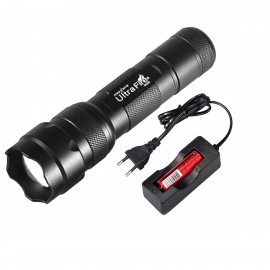 UltraFire 502R Red CREE XP-E2 Focusing Waterproof LED Flashlight(Set)