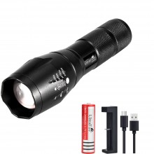 UltraFire A100-IR Infrared Ray Zoomable Flashlight 1 Mode 850NM Hunting Flashlight (Set)