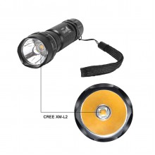 UltraFire WF-501B CREE LED 800lm Single Mode Warm White Flashlight - Black