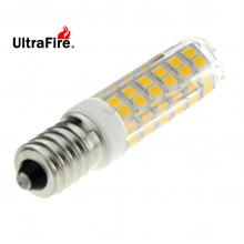 Ultrafire New E14 9W Warm White 76-LED 1000lm 220V Ceramic LED Light（5PCS）