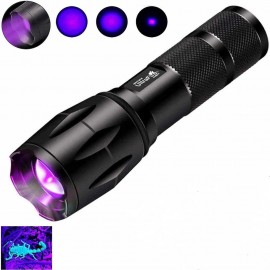 UltraFire A100 LED UV 365nm Focusing Flashlight 