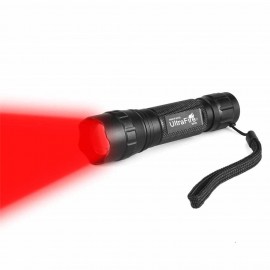 UltraFire 501R XP-E2 283Lumens Focusing Waterproof Outdoor Red  Light Flashlight