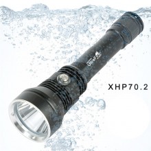 UltraFire UF-QS70 XHP70.2 Long section Flashlight spotlight long-range High Power depth Anti-Rainwater