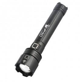 UltraFire New P68 Glare USB Charging Power Display P90 LED  Zoom Flashlight