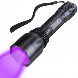  UltraFire H-P3 XPE Purple Focusing Waterproof LED Flashlight