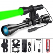 UltraFire H-G4 Green light hunting Set Flashlight