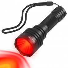UltraFire R-C8 CREE XP-E2 Red LED 350 Flashlight With 620-630 nm Wavelength