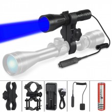 UltraFire H-B4 Blue light hunting Set Flashlight