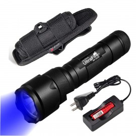 UltraFire WF-502BL Blue LED XP-E2 Focusing Waterproof LED Flashlight(Kit)