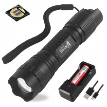 UltraFire 501IR 5W 940nm LED IR Flashlight,Adjustable Focus Infrared Night Vision Light,Stepless Dimming Hunting IR Illuminator For Night Vision Devices （Kit）