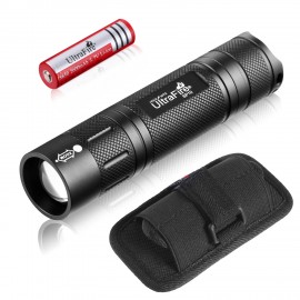 UltraFire  SP10 LEDTactical Zoom Waterproof Single Mode High Lumens Flashlight Set