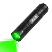 UltraFire SP10G XP-E2 Tactical Zoom Waterproof  Outdoor Green Light Flashlight