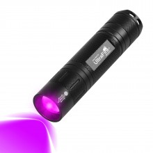 UltraFire SP10UV LG Tactical Zoom Waterproof  Outdoor Purple Light Flashlight