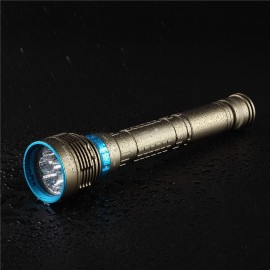 UltraFire U-D88 8 x Cree XM-L L2 Waterproof 5600lm 3-Modes White Light 18650 LED Diving Flashlight